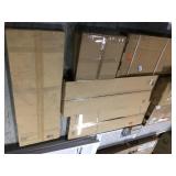 Pallet of assorted Shelving and other Home appliances (used for parts) review all pictures