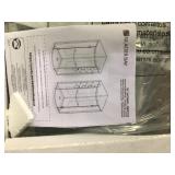 Maia 36 in. x 79.50 in. Corner Drain Corner Shower  in Clear and Chrome by Glacier Bay (review all pictures) (not all parts might be included)