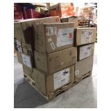 Pallet of assorted Hampton Bay Interior/Exterior Fans (Various Conditions & Sizes)  review all pictures