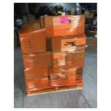 Pallet of assorted Hampton Bay Interior/Exterior Fans (Various Conditions & Sizes)  review all pictures