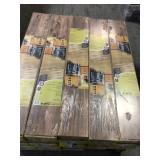 37 Boxes Lakeshore Pecan 7 mm Thick x 7-2/3 in. Wide x 50-5/8 in. Length Laminate Flooring (24.17 sq. ft. / case) by TrafficMaster Customer Returns See Pictures