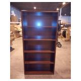 HON 10500 Series Laminate Bookcase, Five-Shelf, 36w x 13-1/8d x 71h, Mahogany