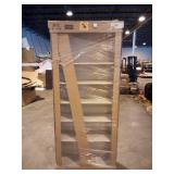 Metal Bookcase, Six-Shelf, 34-1/2w x 12-5/8d x 81-1/8h