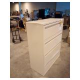 HON 700 Series 42 in. W x 19-1/4 in. D Putty 4-Drawer Lateral File