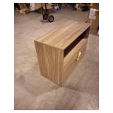 Urban 36" Credenza, Bottom Pedestal, 35 1/4w x 15 1/4d x 23 3/4h, Natural Walnut