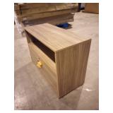 Urban 36" Credenza, Bottom Pedestal, 35 1/4w x 15 1/4d x 23 3/4h, Natural Walnut