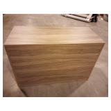 Urban 36" Credenza, Bottom Pedestal, 35 1/4w x 15 1/4d x 23 3/4h, Natural Walnut