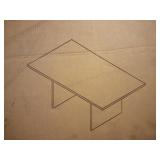 Valencia Series Conference Table, Rectangle, 70 7/8wx41 3/8dx29 1/2h, Espresso
