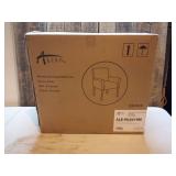 Alera Reception Lounge 600 Series Guest Chair, 19.75 x 19.75 x 18.86, BK/MAH