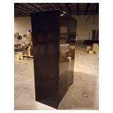 Commercial Storage Cabinet, Black, 78 in H X 48 in W X 24 in D, Assembled