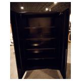 Commercial Storage Cabinet, Black, 78 in H X 48 in W X 24 in D, Assembled