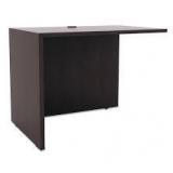 Alera Valencia Series Reversible Return/Bridge Shell, 35w x 23 5/8d, Espresso