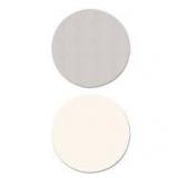 Alera ALETTRD36WG 36" White / Gray Round Reversible Laminate Table Top