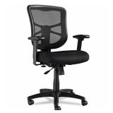 Alera® - Chair - Elusion Series Mesh Mid-Back Swivel/tilt Chair Mesh, Midback, Black