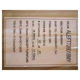Wood Folding Table, Rectangular, 60w x 18d x 29h, Mahogany