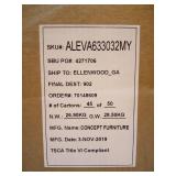 Alera Valencia Series Bookcase, Two-Shelf, 31 3/4w x 14d x 29 1/2h, Mahogany