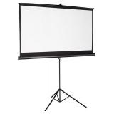 Insignia™ - 75" Tripod Projector Screen - Black/White