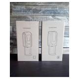 2-Pack Bulk fill automatic soap/gel/liquid dispencer in white.