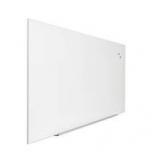 Universal UNV43204 48" x 72" Frameless Magnetic White Glass Markerboard