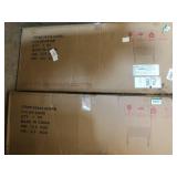 Noble House Holland Queen/Full  Fabric Headboard- set of 2 - mixed condition- see pictures