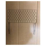Noble House Holland Queen/Full  Fabric Headboard- set of 2 - mixed condition- see pictures