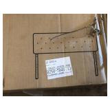 Mid rise upholstered headboard size king in grey  - open box not used - see pictures