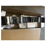39 in. 2-Jets Shower System with Easy Connect Rainfall Waterfall Panel in Space Gray by AKDY- open box not used -see pictures