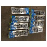 Mixed lot of floor register by décor grates - mixed conditions -see pictures