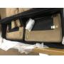 Harvard 31.5 in. Brown Microfiber 4-Seater Tuxedo Sofa with Round Arms by Lifestyle Solutions - open box not used - see pictures