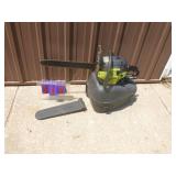 Poulon chainsaw with case. Tested & works. As shown.