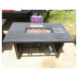 Model GAD17102L LP patio fire pit. Looks new but is missing doors & cover plate. As shown.