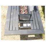 Model GAD17102L LP patio fire pit. Looks new but is missing doors & cover plate. As shown.