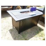 Model GAD17102L LP patio fire pit. Looks new but is missing doors & cover plate. As shown.