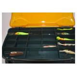 Plastic Tackle Box and Tackle