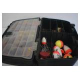 Plastic Tackle Box and Tackle