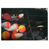 Plastic Tackle Box and Tackle