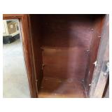 Antique Wood Cigar & Cigarette Display Cabinet - Removed from old Gas Station