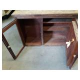 Antique Wood Cigar & Cigarette Display Cabinet - Removed from old Gas Station