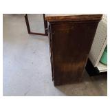 Antique Wood Cigar & Cigarette Display Cabinet - Removed from old Gas Station