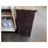 Antique Wood Cigar & Cigarette Display Cabinet - Removed from old Gas Station