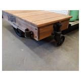 Nutting Rolling Warehouse Cart - Restored