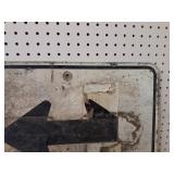 Arrow Street Sign - Heavy Steel 21" x 15"