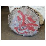 Large Log Wood Slice - About 30" Diameter and 4" Wide
