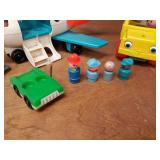 Lot of Vintage Fisher Price "Little People" Toys