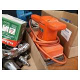 Black & Decker Sander and Drill, Electronic Tape Measure, Large Lot of Caster Wheels and Plumbing Supplies and More