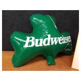 Budweiser Inflatable Shamrock and New Castle Display Ad