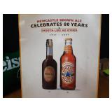 Budweiser Inflatable Shamrock and New Castle Display Ad