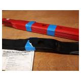 Lot of Assorted Lawn Mower Blades - Most are New