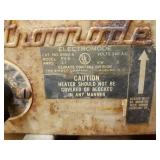 Electric Motor (1/4 HP 1 Phase), Towing Mirrors, Heater, Halogen Light and Hedge Clippers