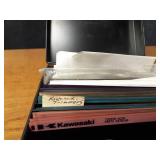 Lot of Microfiche Repair Manuals - Suzuki, Kawasaki, MTD, Cub Cadet, Briggs & Stratton, White, New Idea and More